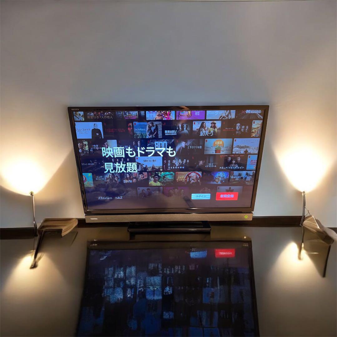 即日受渡❣️全国送料込東芝32型液晶テレビYouTubeネトフリ可2番組同時録画