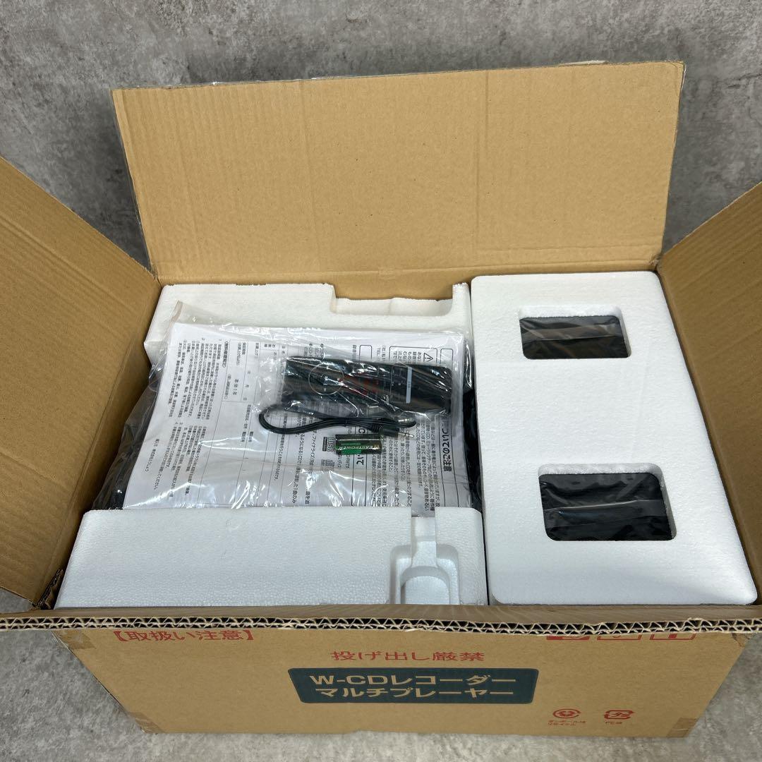 【未使用】CDコピー機能搭載マルチプレーヤー とうしょう TCDR-186WC