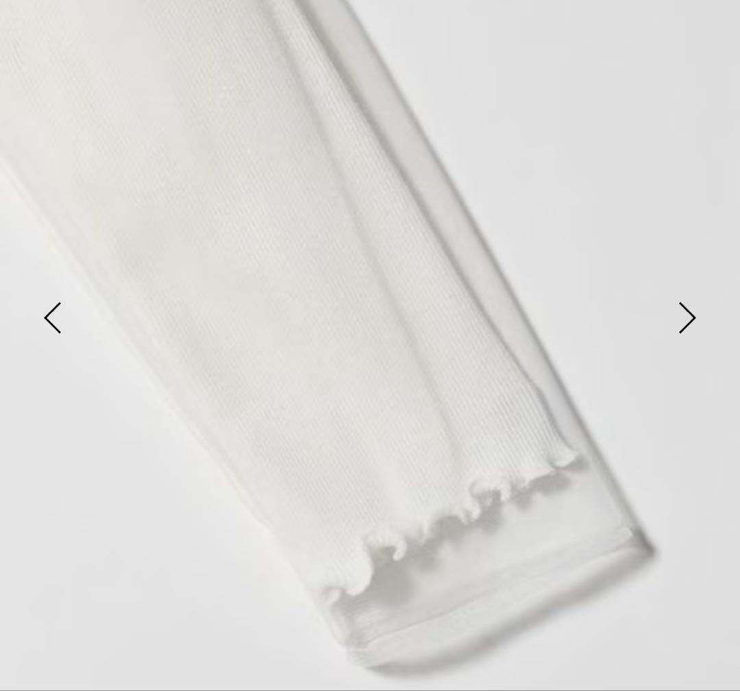 MUVEIL シアー レイヤード トップス