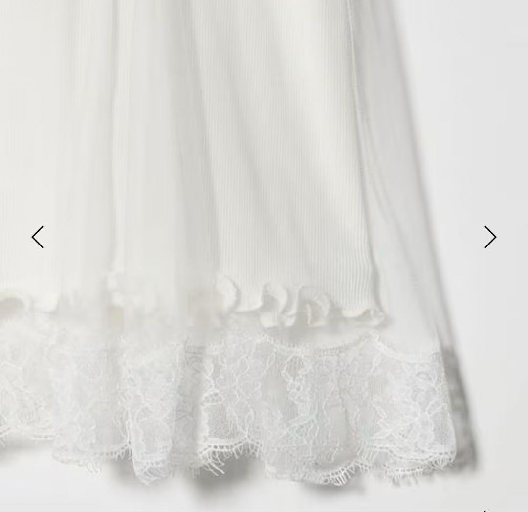 MUVEIL シアー レイヤード トップス