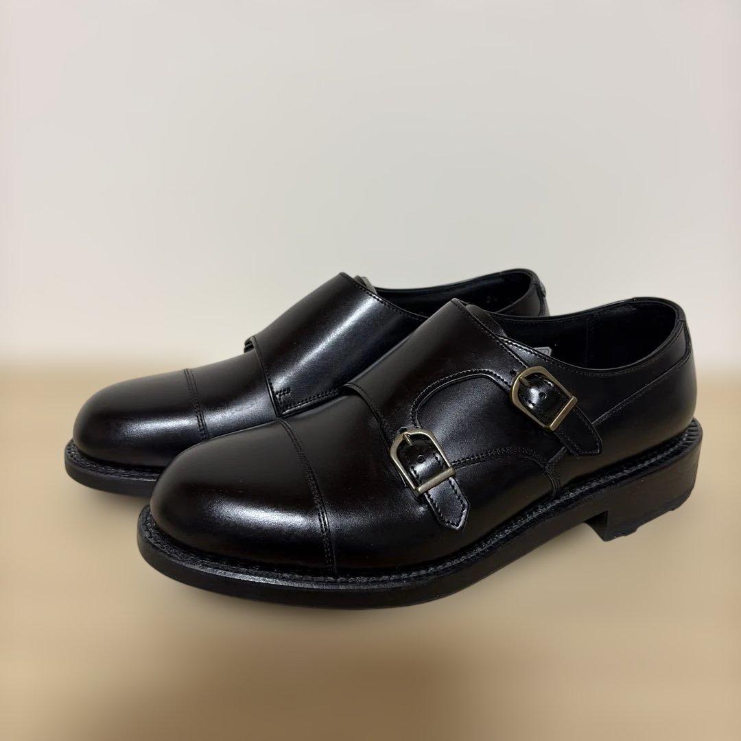 新品未使用　REGAL ブラック ダブルモンクビジネスシューズ　24cm