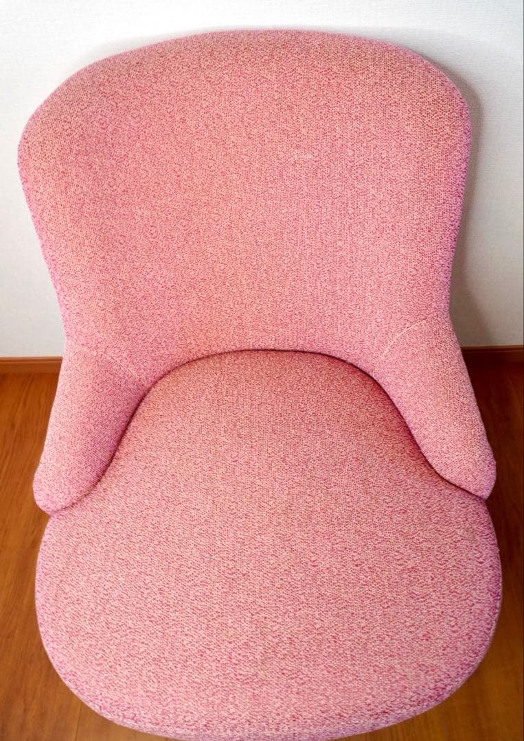 【1人掛け】unico SOPHIE ウニコ ラウンジチェア（ピンク・赤）2台