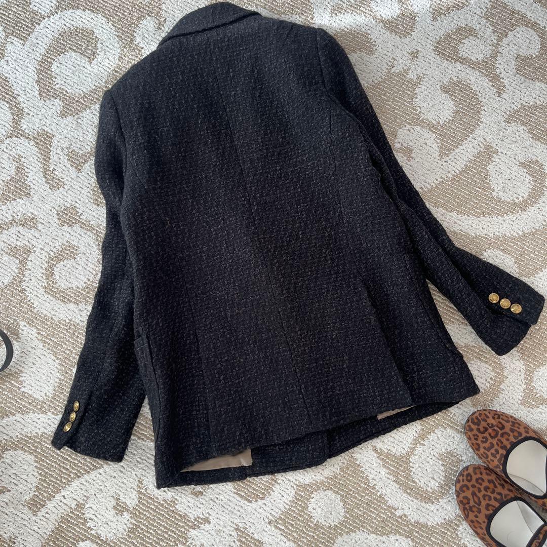 Deuxieme Classeツイードテーラードジャケット38サイズ