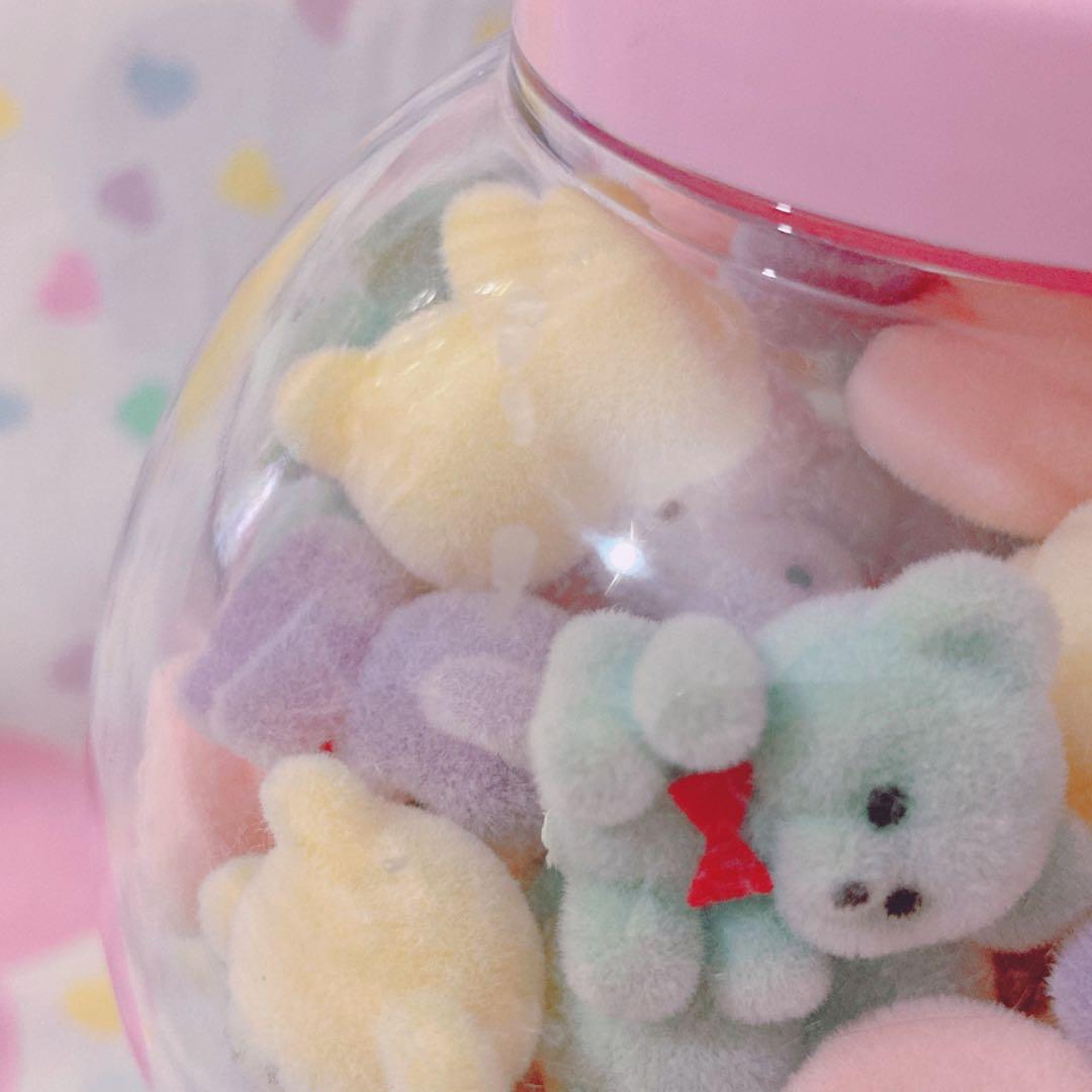 ♡フロッキーくまちゃん入りガムボールマシン レトロファンシー spank♡