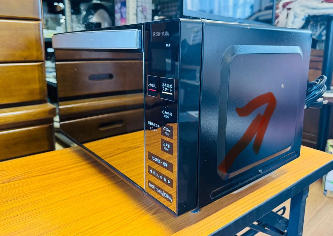 IRIS OHYAMA 電子レンジ 18L 2021年製 美品