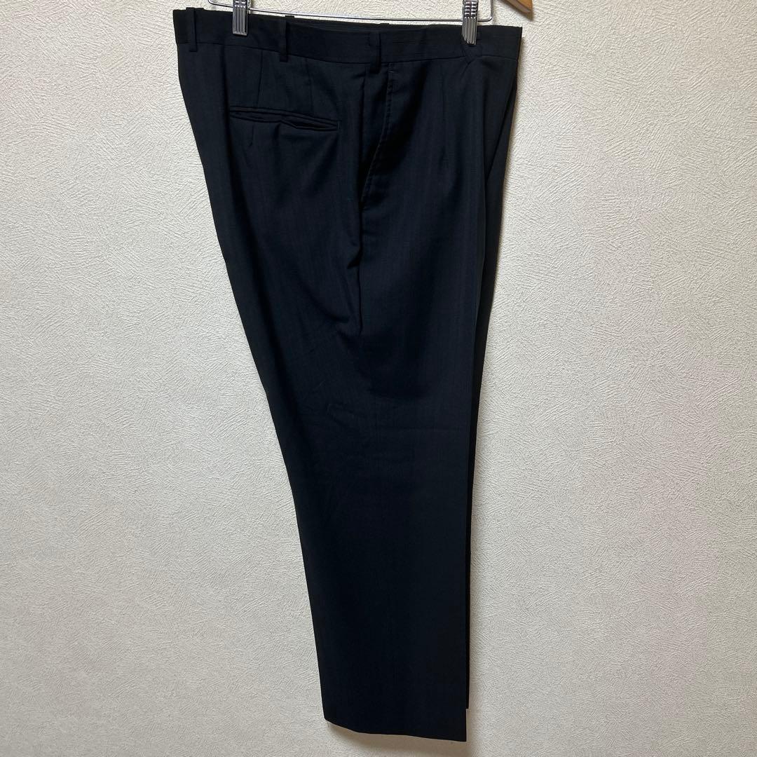 ドナートヴィンチ ビジネススーツ定番ブラック　BB7希少サイズ美品カシミア混