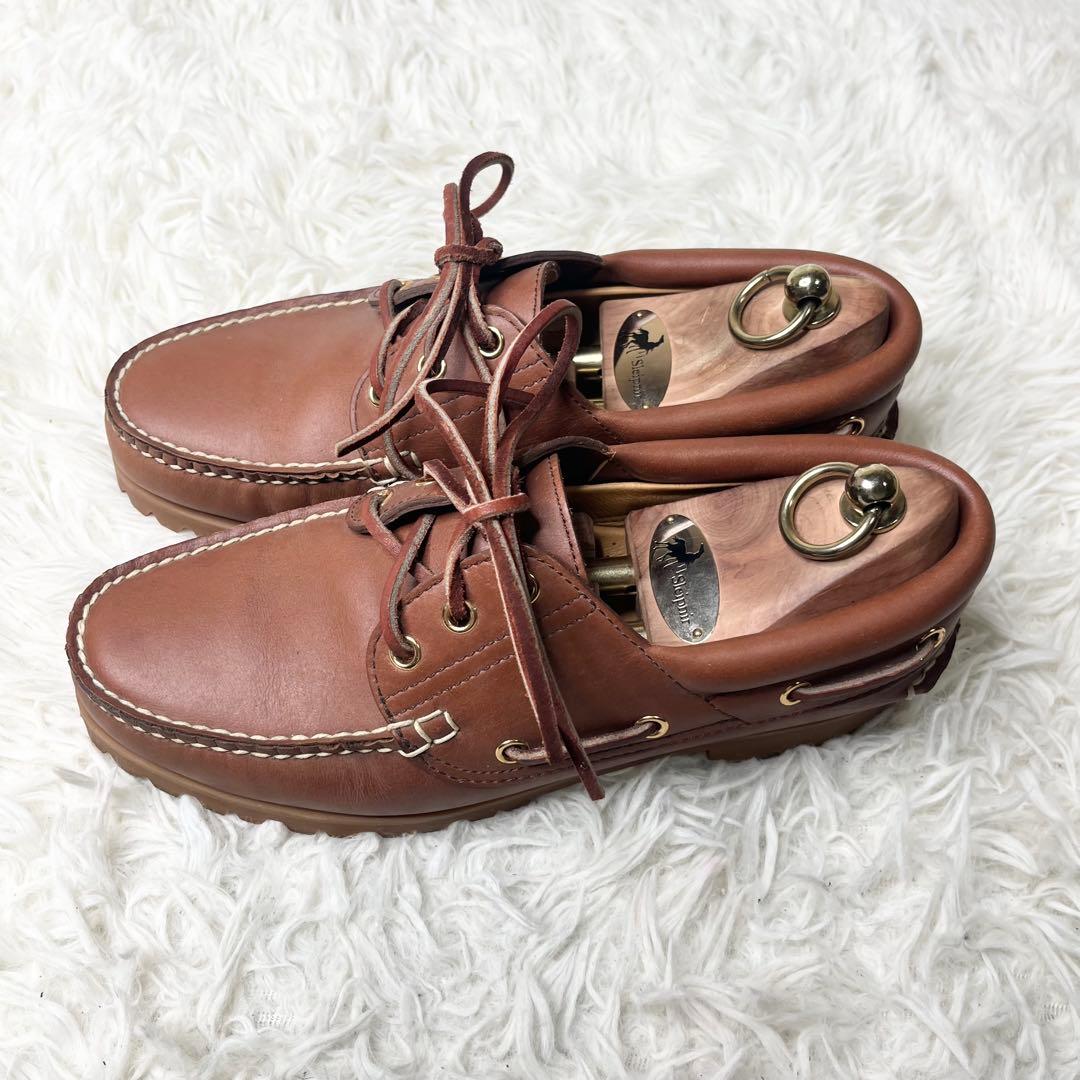 【極美品】 REGAL リーガル 3EYE デッキシューズ JE38 25cm