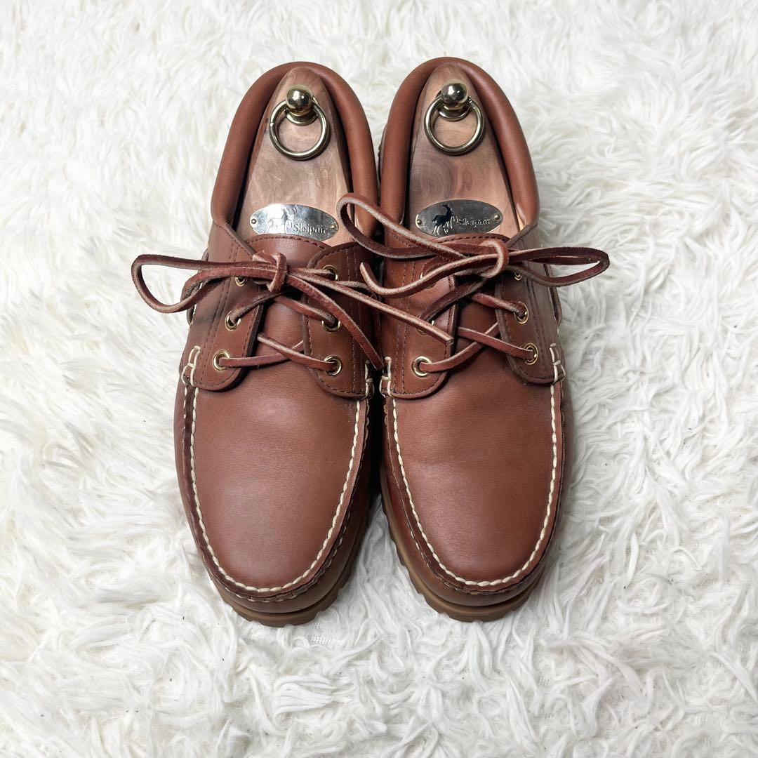 【極美品】 REGAL リーガル 3EYE デッキシューズ JE38 25cm