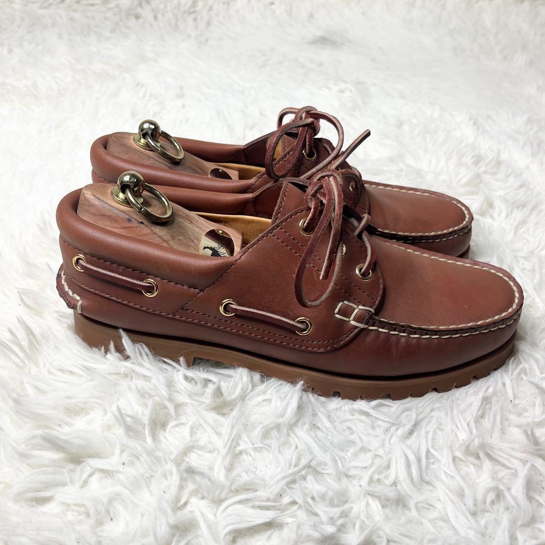 【極美品】 REGAL リーガル 3EYE デッキシューズ JE38 25cm