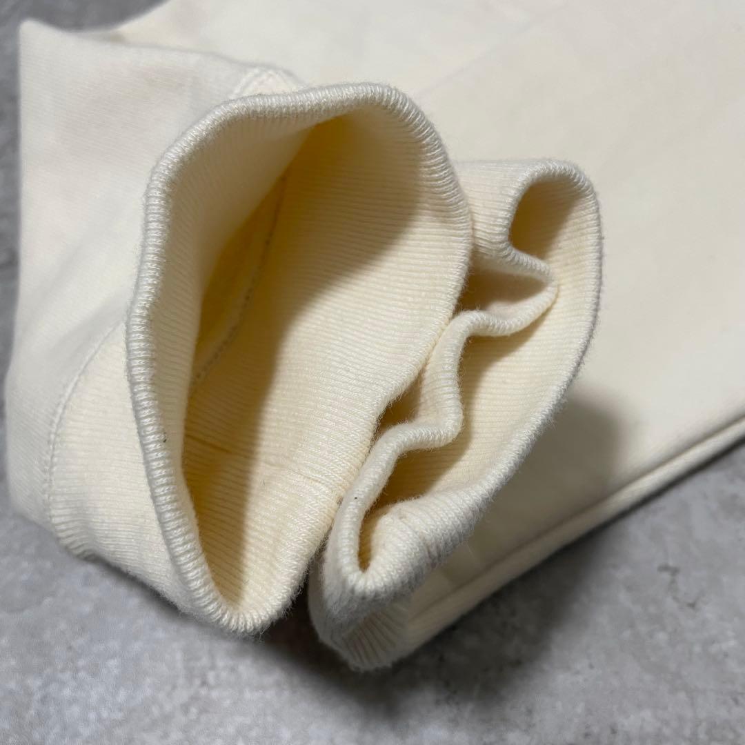 theory luxe アイボリーフルジップパーカー 綿100% 定価2.6万