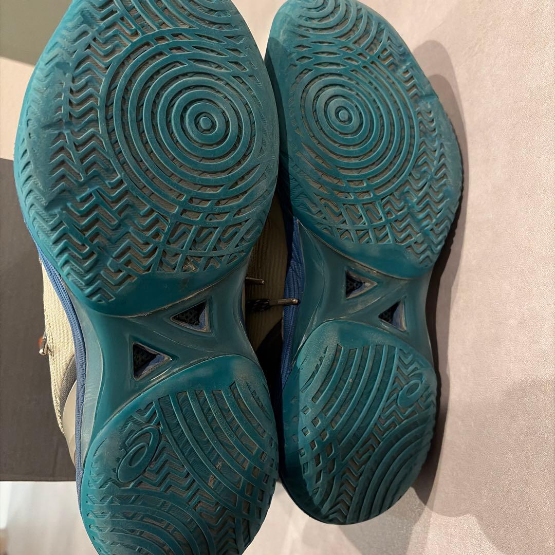 ASICS ballaholic バスケットシューズ 25.5㎝　替え紐、外箱付