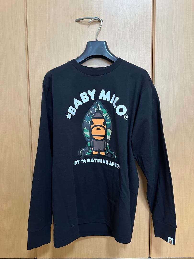 (新品)A BATHING APE BABY MILO ロングスリーブTシャツ