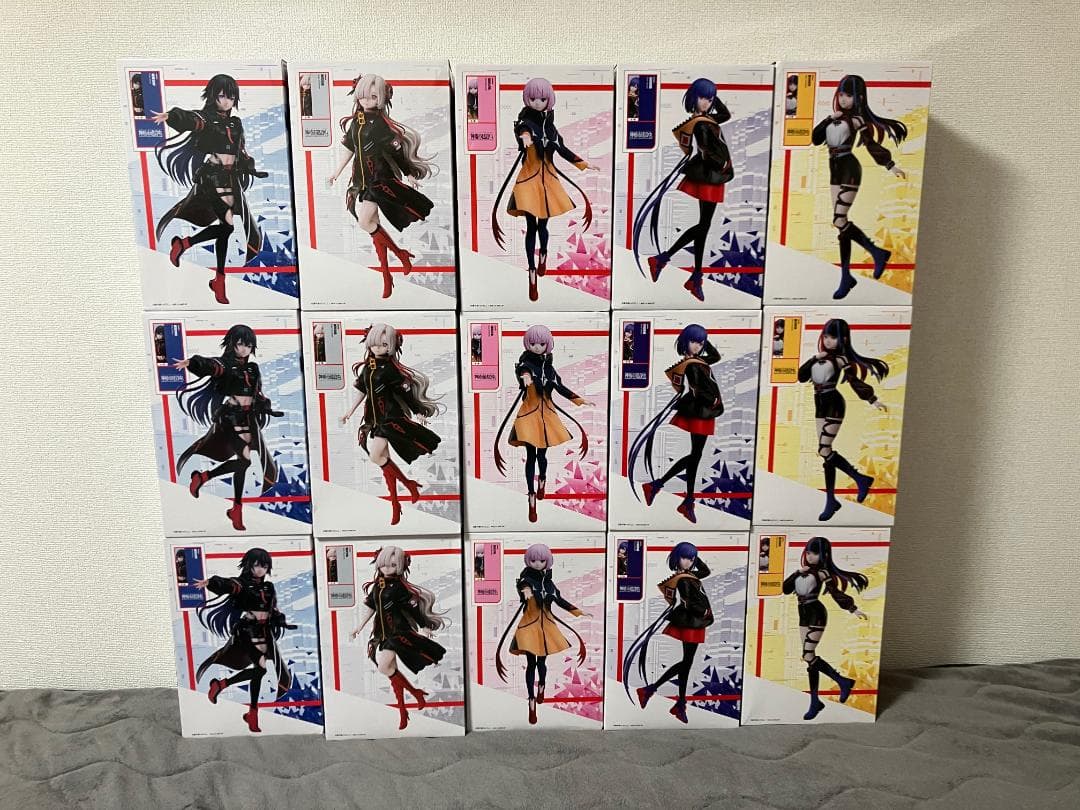 ROUND1限定 神椿市建設中。フィギュア5種×3=15個セット