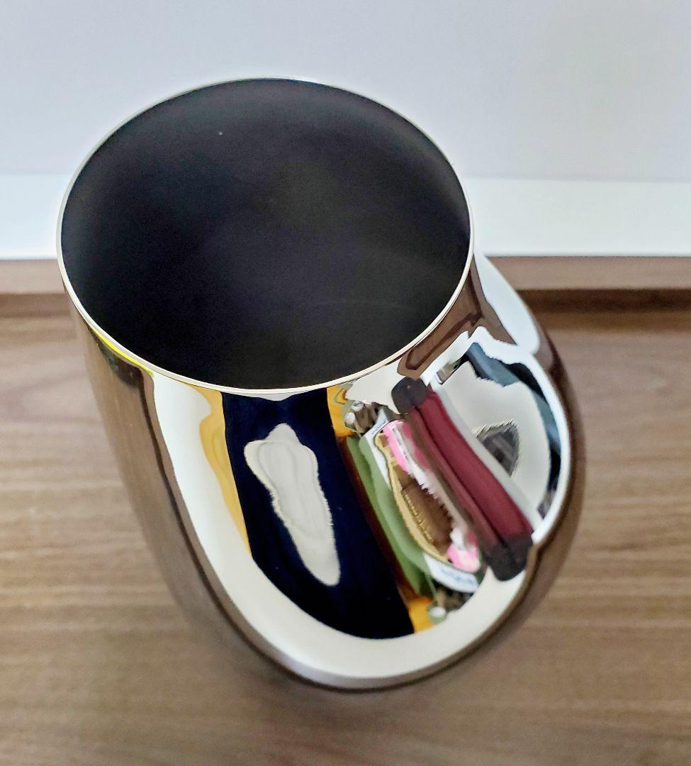 ジョージ・ジェンセン　SKYコレクション　フラワーベース　ステンレス　デンマーク