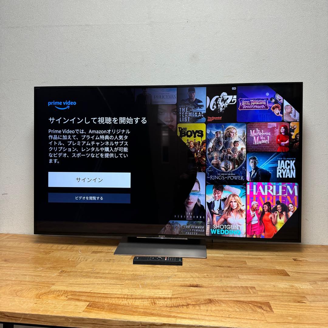 SONY 65V型 4K 液晶テレビ BRAVIA KJ-65X8500D