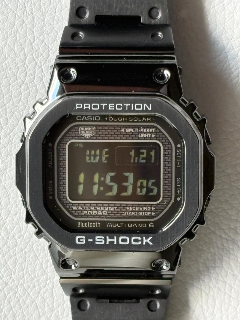 美品　CASIO G-SHOCK GMW-B5000 ブラック 電波ソーラー