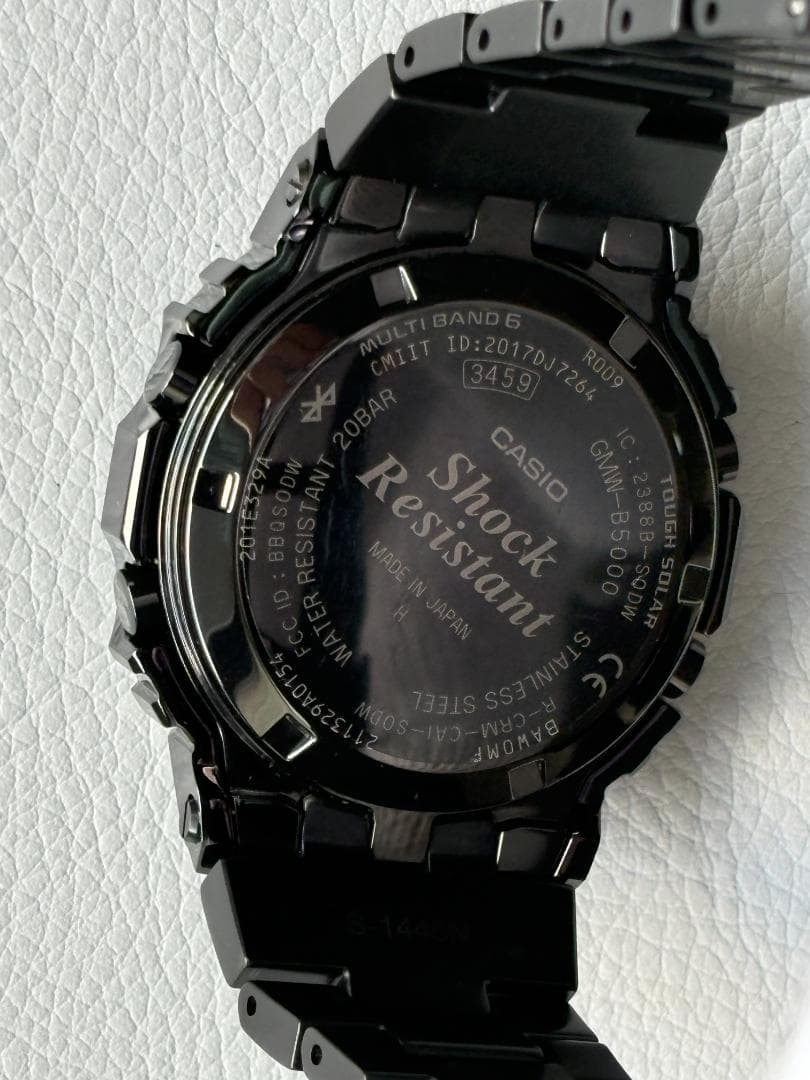 美品　CASIO G-SHOCK GMW-B5000 ブラック 電波ソーラー