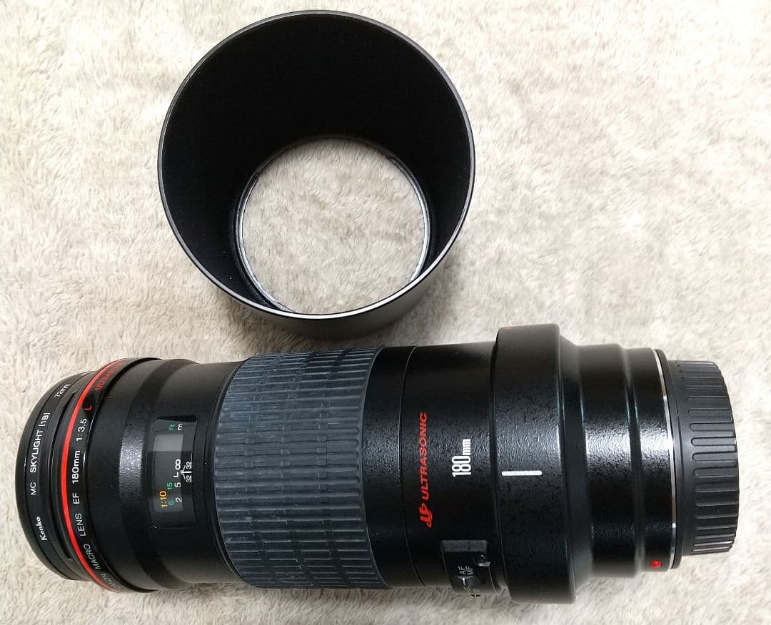 キヤノン　レンズEF180mm F3.5L マクロ USM