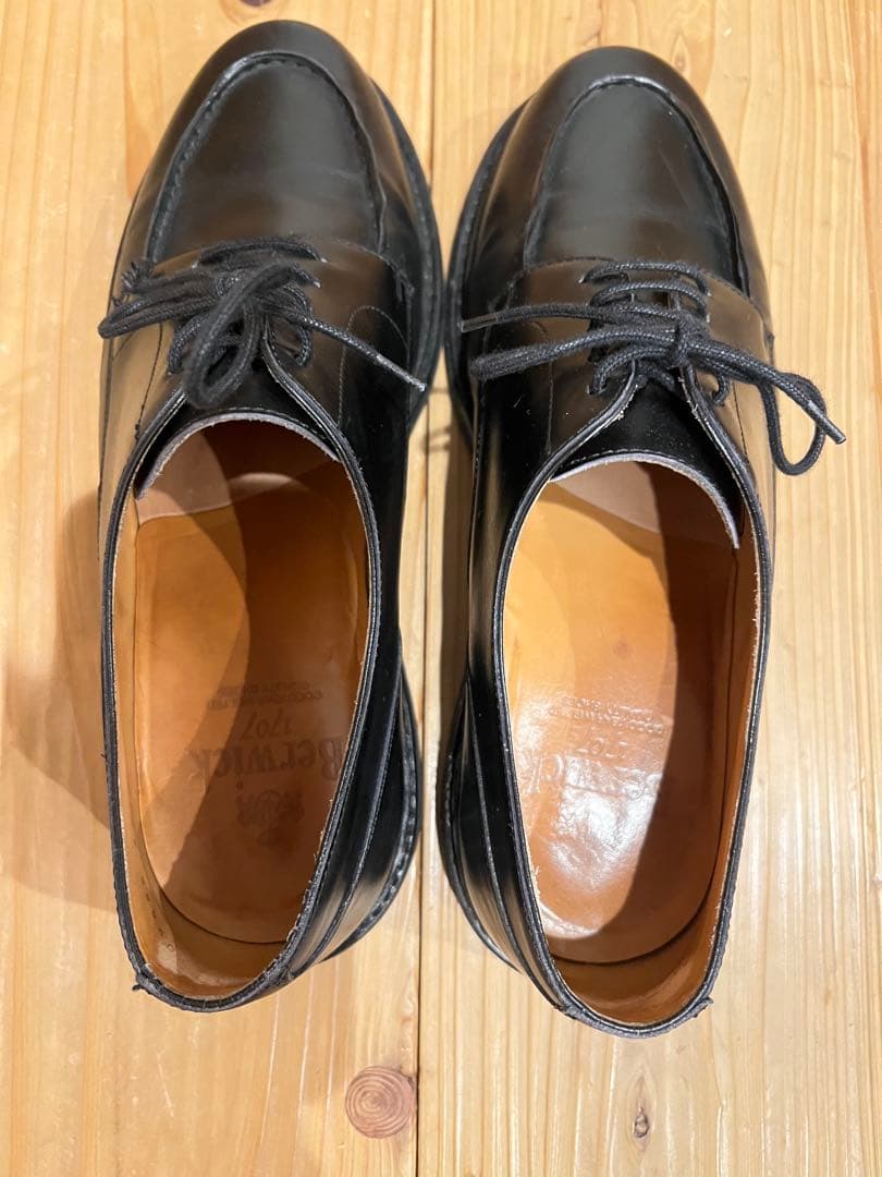 バーウィック1707 革靴Uチップ26.5cm