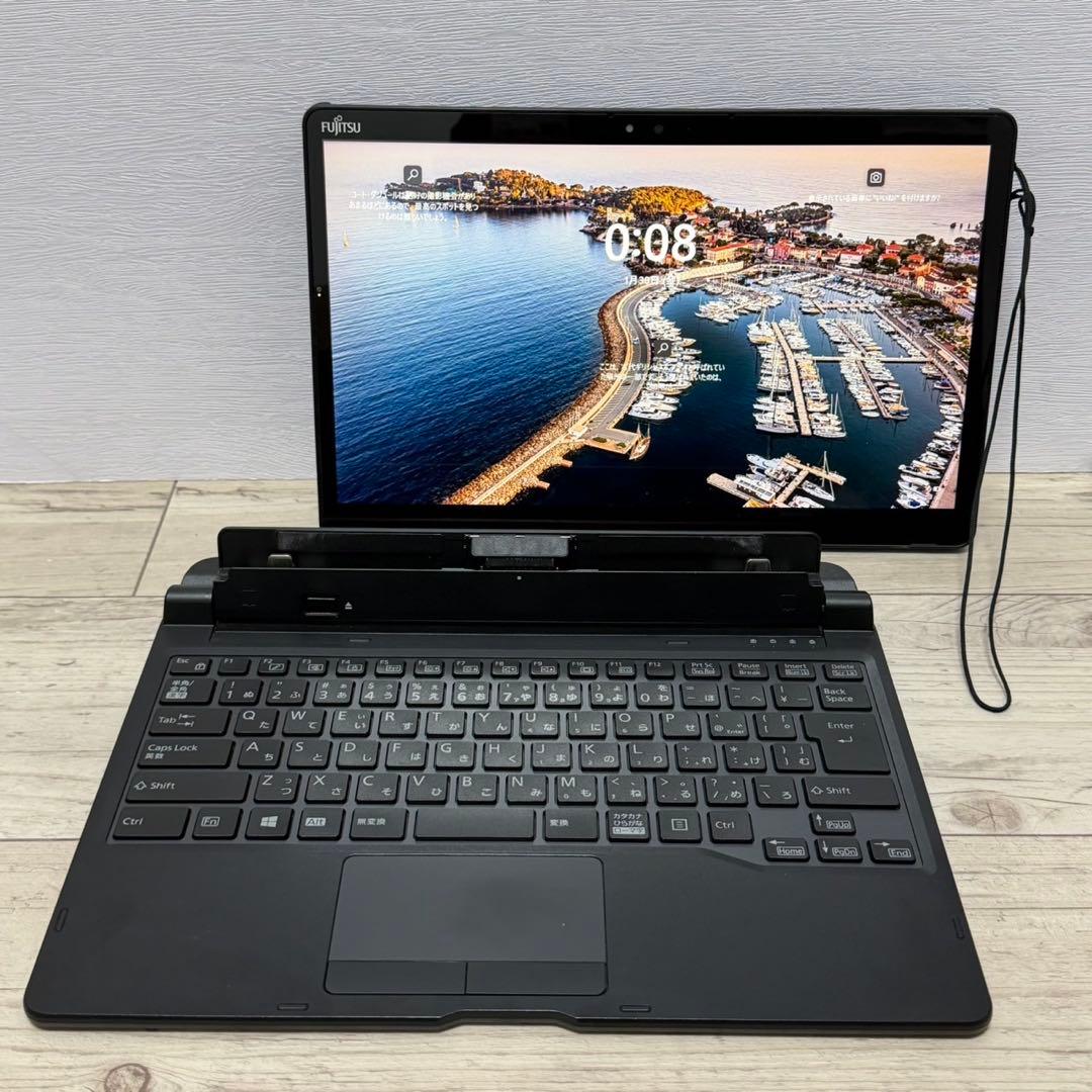 【2in1】富士通 Q738/SB Win11 第8世代i5 8GB SSD