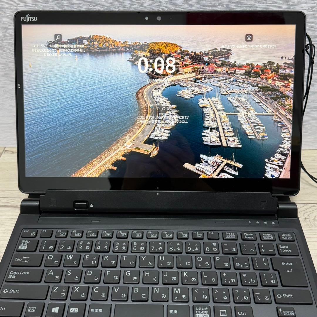 【2in1】富士通 Q738/SB Win11 第8世代i5 8GB SSD