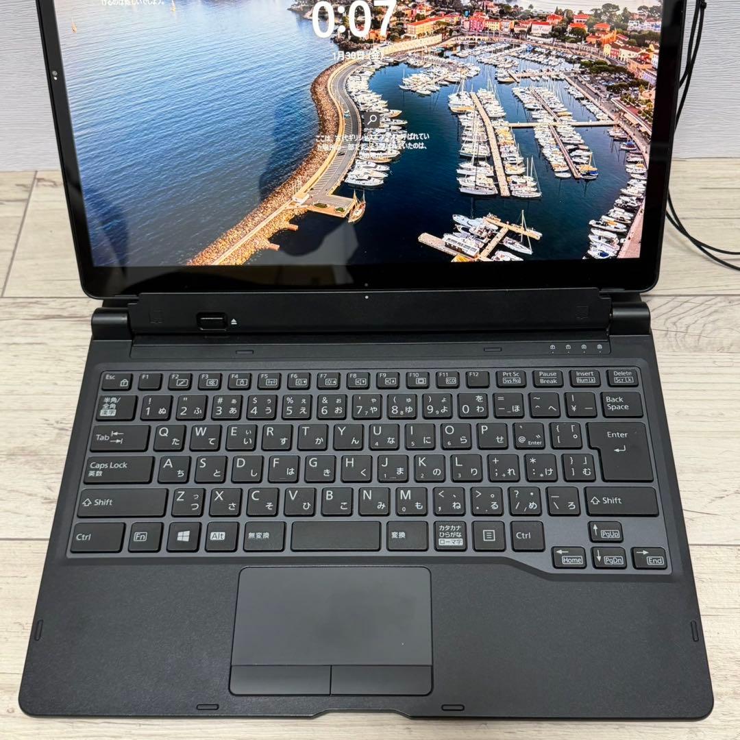 【2in1】富士通 Q738/SB Win11 第8世代i5 8GB SSD