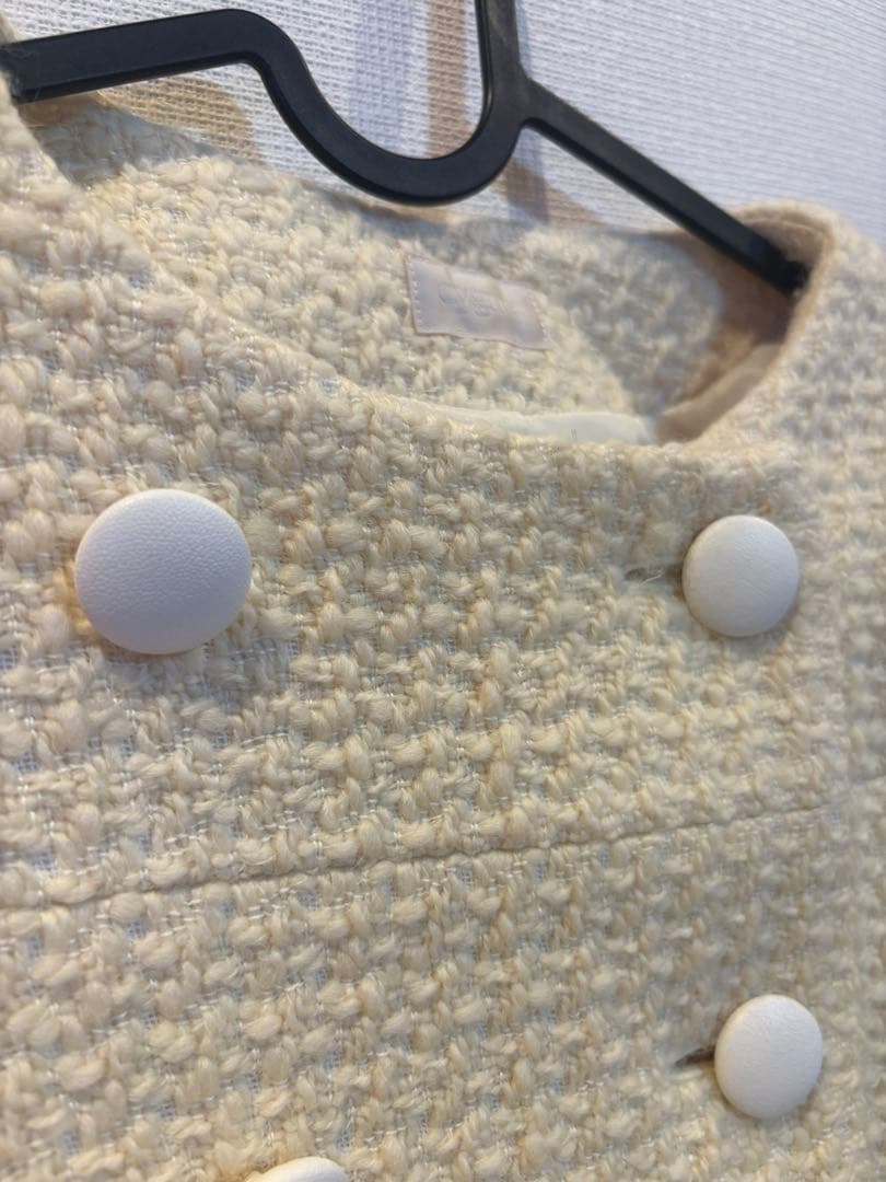 Cygne 定価39500円　ツイードジャケット Lydie白　シーニュ