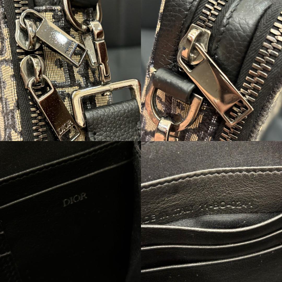 Dior ショルダーバッグ ネイビー/ベージュ