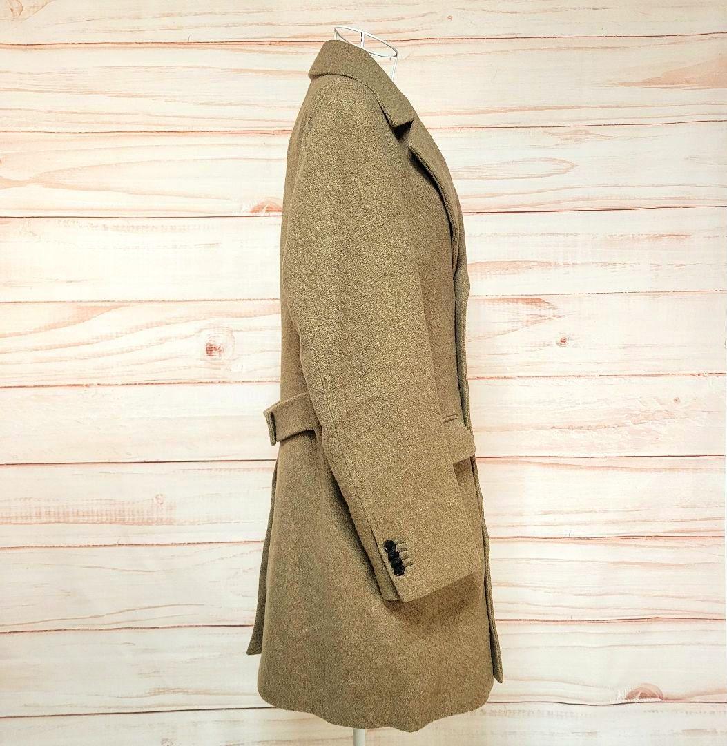 UNIVERSAL LANGUAGE 美品 ウールチェスターコート ベージュ L