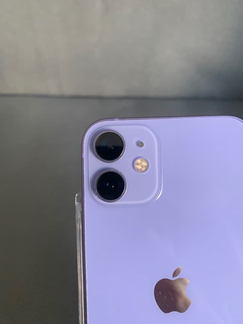 美品　国内版　SIMフリー　iPhone12 mini 64GB　パープル色