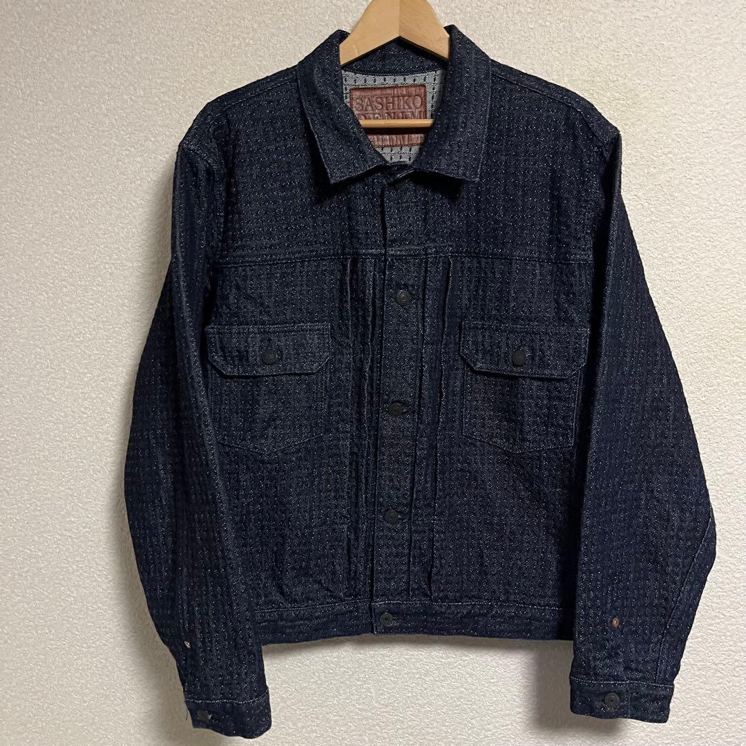 ステュディオダルチザン 刺し子 サシコ デニムジャケット 40 美品