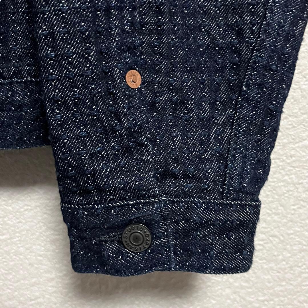 ステュディオダルチザン 刺し子 サシコ デニムジャケット 40 美品