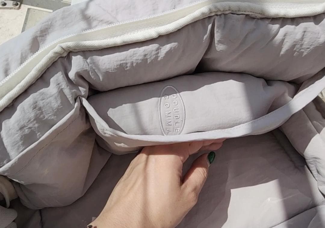 小型犬用スリングキャリー【DOUBLE COMMA】CLOUD BAG 黒 M