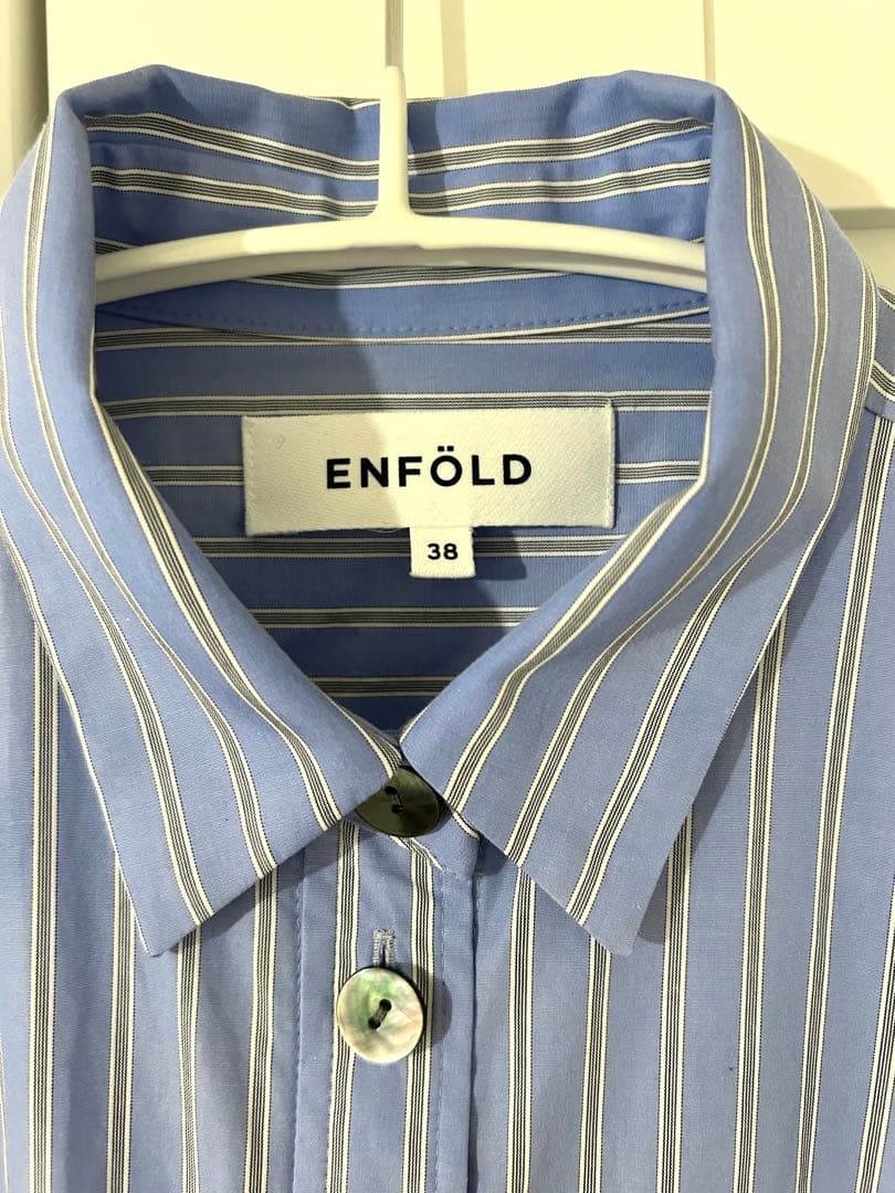 トップス ENFOLD VOLUME-SLEEVE BASIC SHIRT