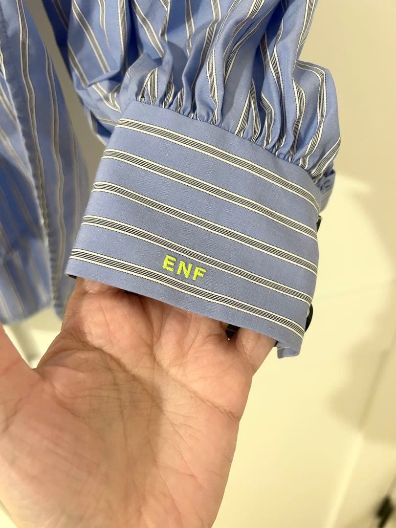 トップス ENFOLD VOLUME-SLEEVE BASIC SHIRT