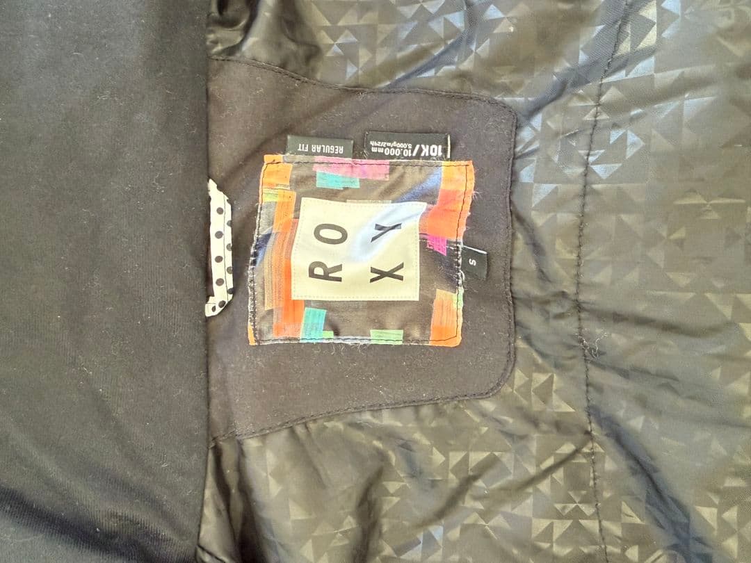 ROXY スキーウェア フード付き ドットパターン