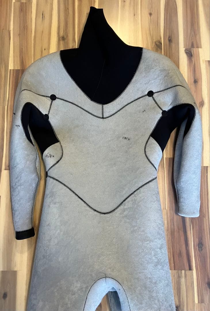 【美品】Green セミドライスーツ ネックエントリー(パドルらくらく)