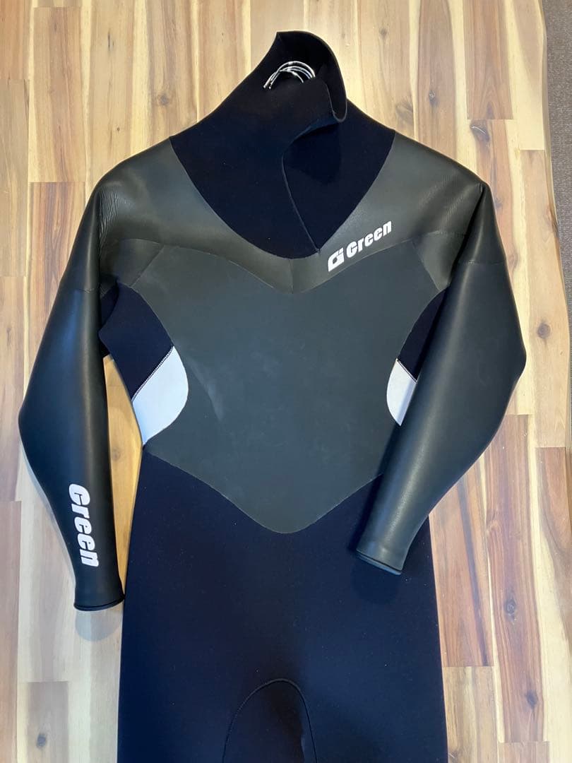 【美品】Green セミドライスーツ ネックエントリー(パドルらくらく)