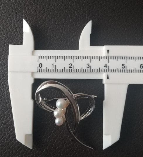 TASAKI シルバーパールブローチ