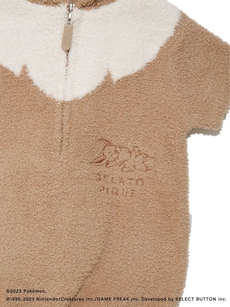 【ポケモンスリープ】【ベビー】ベビモコ イーブイ ロンパース