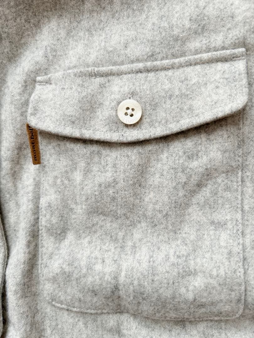 新品 mont-bell ウール長袖シャツ Lサイズ