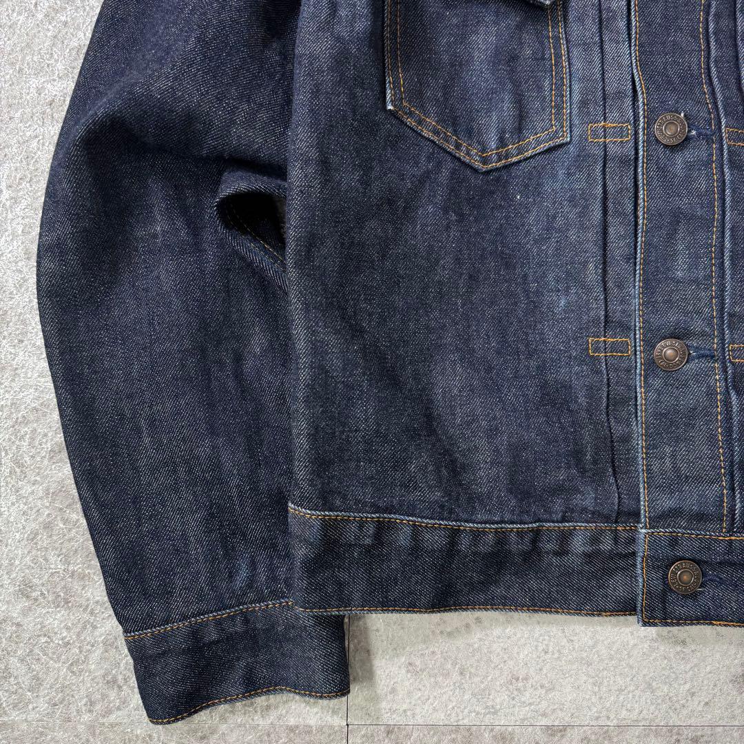 極美品 リーバイス 2nd デニムジャケット 濃紺 日本製 短丈 38