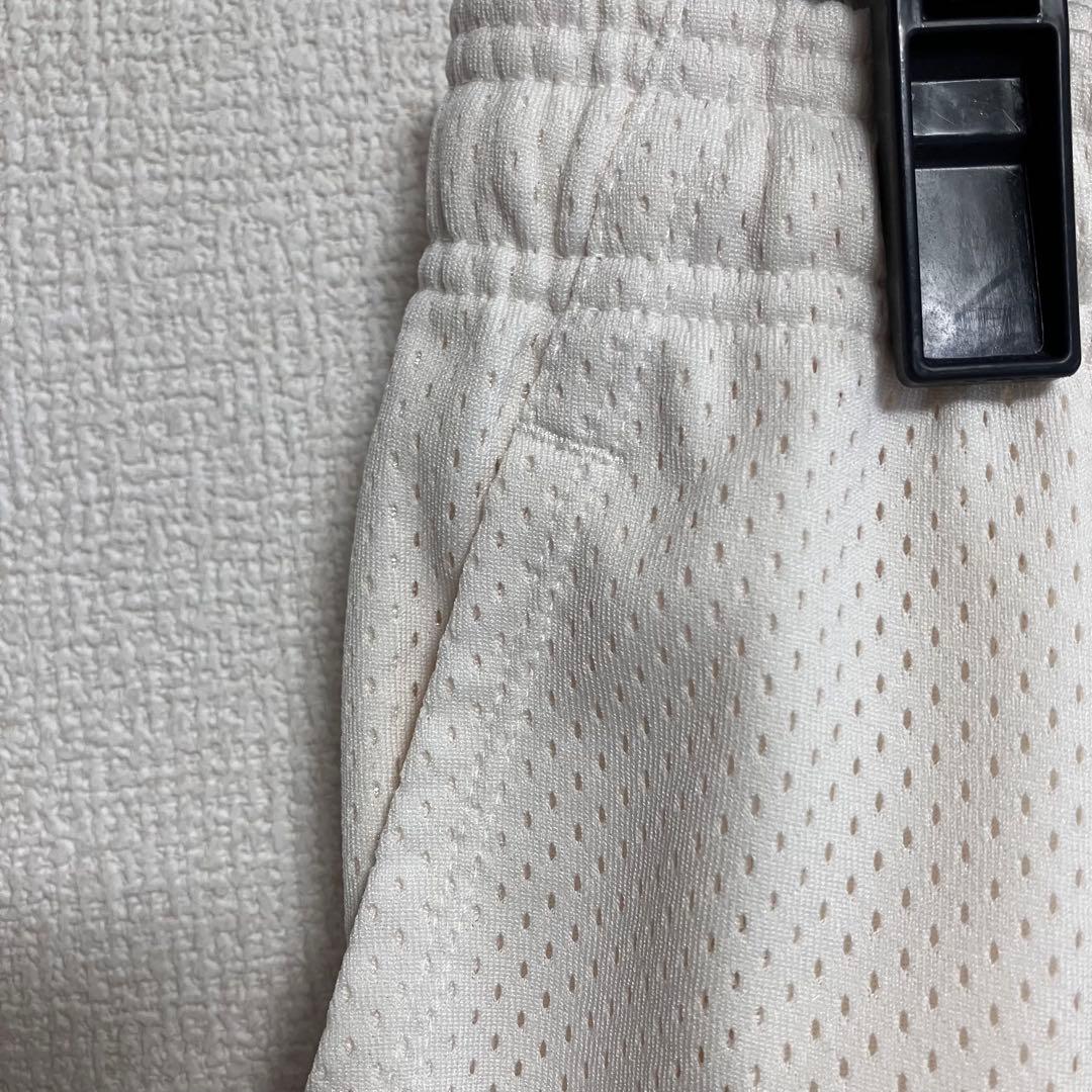 【新品】レイニングチャンプ　ショートパンツ　メンズ　ホワイト　メッシュ　L