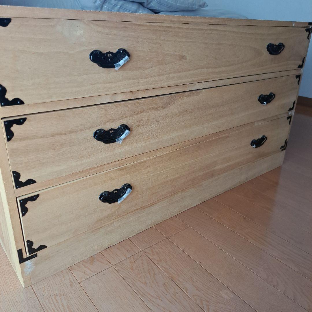 桐箪笥　三段　着物ダンス