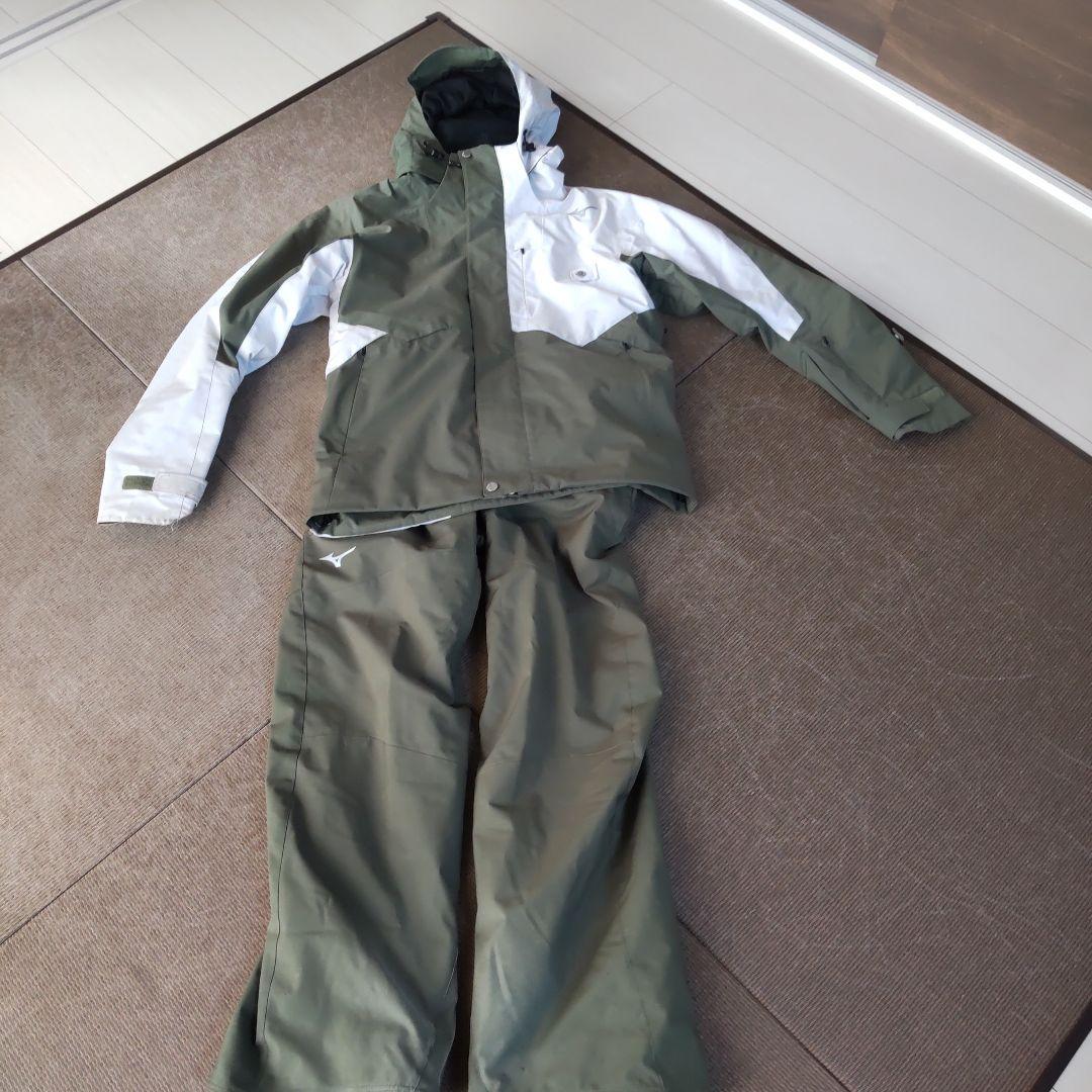 スキーウェア オリーブグリーン ホワイト