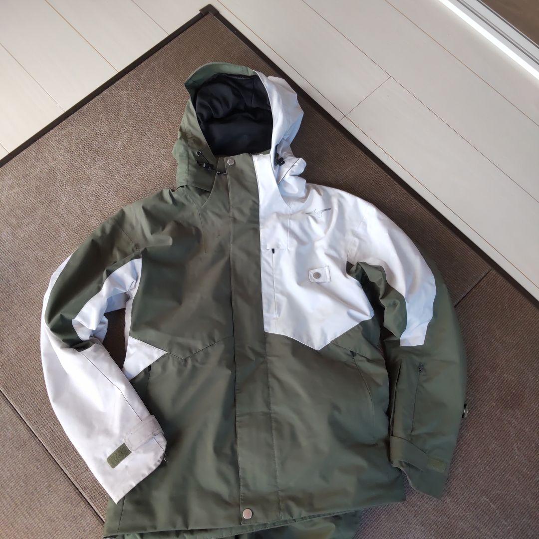 スキーウェア オリーブグリーン ホワイト