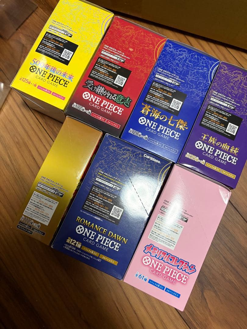 ワンピースカード　テープ付きBOX まとめ売り　ロマンスドーン　受け継がれる意思