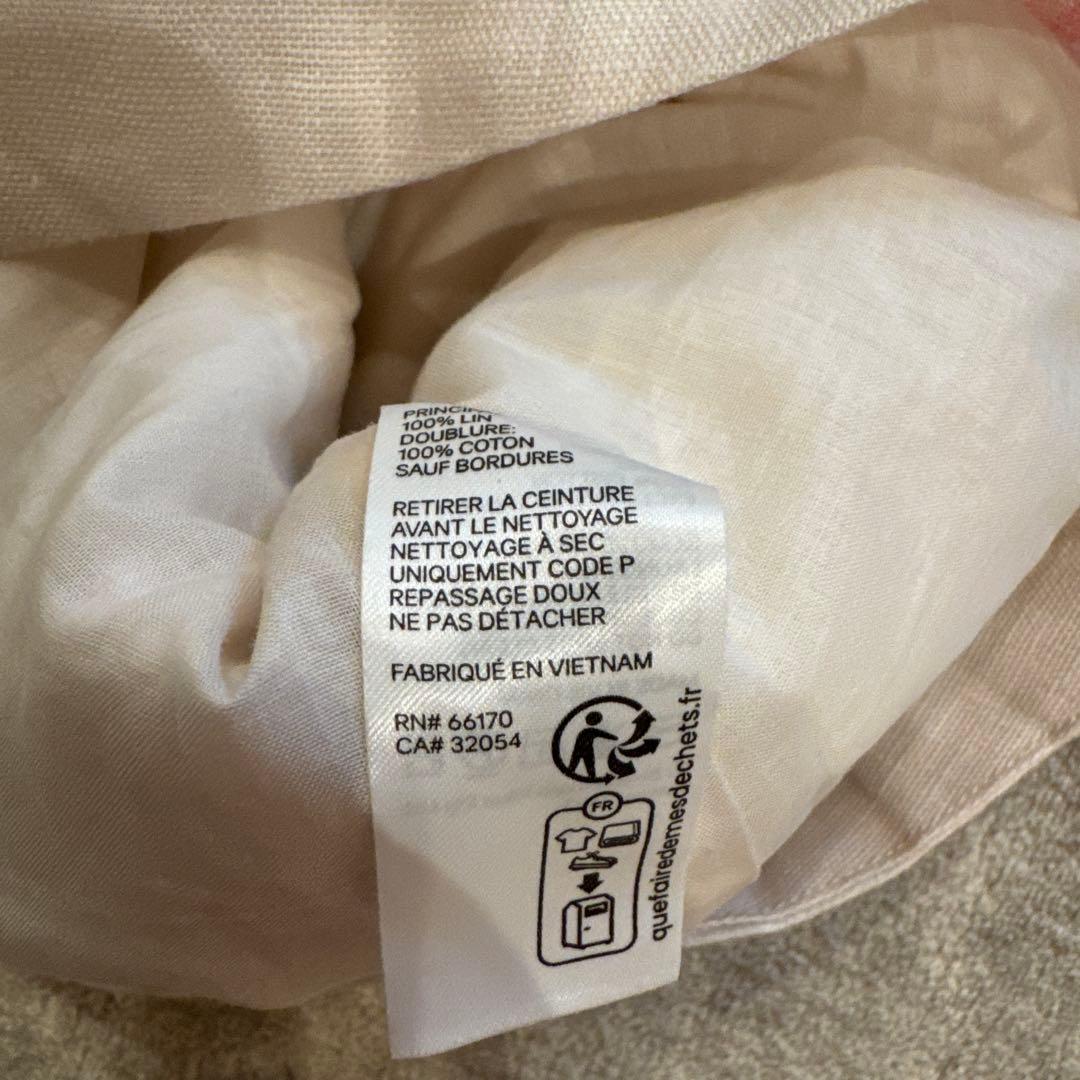 ジマーマン Zimmer mann 花柄リネンショートパンツ ベージュ