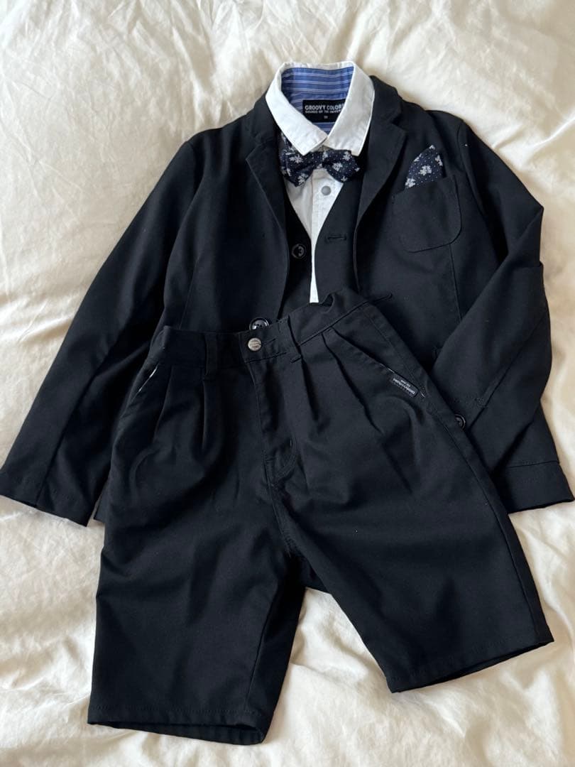 グルービーカラーズ フォーマルスーツフルセット　卒業式　入学式