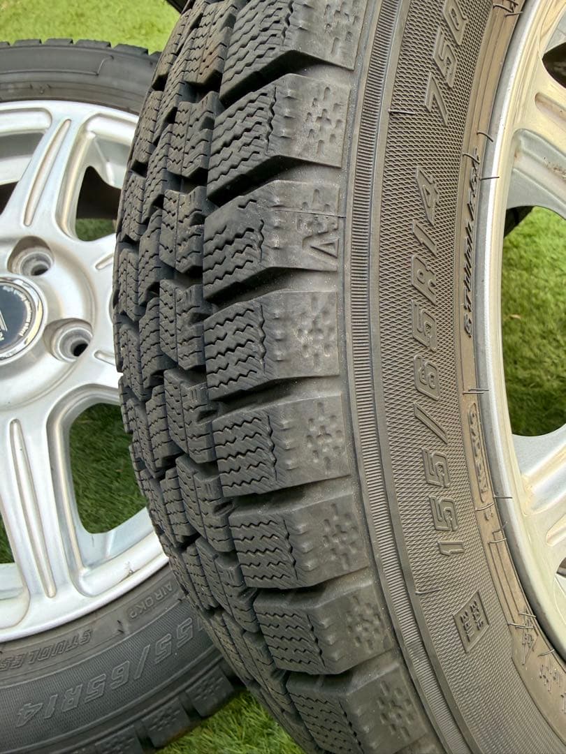 GOODYEAR スタッドレスタイヤ 155/65R14 ホイールセット